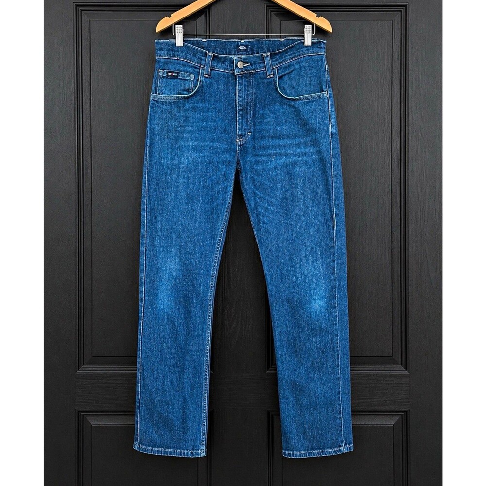 Tyndale FRMC Arc Rated Flame Resistant Blue Denim Work Pants W32 L34